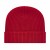 Embroidered Logo Premium Cuffed Knit Cap - Red