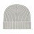 Embroidered Logo Premium Cuffed Knit Cap - Silver