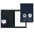 Small Custom Desk Pad Folder | Promotional Padfolios - Navy