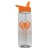 Tritan Flair Bottle with Flip Straw - Orange/Orange Lid/Spout