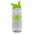 Tritan Flair Bottle with Flip Straw - Lime/Lime Lid/Spout