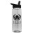 Tritan Flair Bottle with Flip Straw - Black/Black Lid/Spout