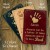 Children's Handprints Personalized Wood Engraved Father's Day Card