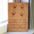 Children's Handprints Personalized Wood Carved Father's Day Card