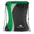 Color Splash Promotional Drawstring Sports Packs – Logo Imprinted - Green