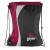  Color Splash Promotional Drawstring Sports Packs – Logo Imprinted - Merlot Red