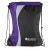  Color Splash Promotional Drawstring Sports Packs – Logo Imprinted- Purple