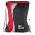  Color Splash Promotional Drawstring Sports Packs – Logo Imprinted - Red