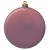 Holiday Lilac Flat Round Shatterproof Ornament with Imprinted Logo
