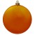 Holiday Orange Flat Round Shatterproof Ornament with Imprinted Logo