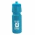 Promotional Bike Bottle 24 Ounce - Cyan Bottle-Cyan Lid