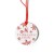 Seed Paper Circle Ornament Custom with Logo