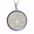 Customized Round Tag Serenity Prayer Pendant