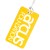 Promotional Printed Luggage Tags with Custom Imprint for your Business - Yellow