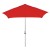 The Vented Cafe Market Umbrella with Logo Red