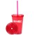 Economy 16 oz. Double-Wall Tumbler: Red 