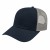 Low Profile Trucker with Flat Brim and Logo Navy/Gray