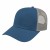 Low Profile Trucker with Flat Brim and Logo Sea Blue/Gray