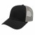 Low Profile Trucker with Flat Brim and Logo Black/Gray