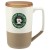 Logo Tahoe Tea & Coffee Ceramic Mug Wood - White