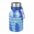 Printed Zigoo Ice Blue Tie Dye Silicone Collapsible Bottle - Collapsed