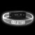 Black/White Bolt LED Wristband | Custom Etched Event Wristbands 