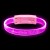 Pink Bolt LED Wristband | Company Logo Light Up Wristbands