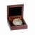 Color Personalized Desk Compass in Mahogany Box