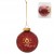 Logo Imprinted Holiday Glitz Ornament - Red
