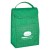 Imprinted Crosshatch Non-Woven Lunch Bag Green