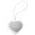 Heart Shaped Crystal Custom Etched Glass Ornaments for Christmas Giveaways