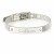 Engraved Mesh Band ID Bracelet with Buckle