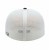 Custom Athletic Gold/Black/White Flexfit Trucker Mesh Back Cap Back View