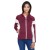 Women's Full Zip Jacket Custom Embroidered - maroon/white