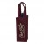 Single Bottle Printed Promo Wine Bag with Company Logo