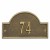 Perfect gift for housewarming! Arch Marker Personalized House Number Plaque 