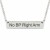 Personalized Medical Alert Necklaces | Medical Alert ID Bar Necklace | Custom Engraved Medical Jewelry - Engraved Back