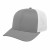 Embroidered Flexfit Trucker Mesh Cap - Silver/white