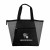 Imprinted Wide Open Cooler Lunch Bag - Black with Gray