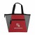 Imprinted Wide Open Cooler Lunch Bag - Red with Gray