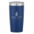 Two-Tone Custom Stainless Steel Thermal Tumbler - Navy