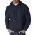 Navy Gildan Hooded Pullover Sweatshirt with Imprinted Logo