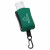 Imprinted Cozy Clip Moisture Bead Hand Sanitizer - Emerald green