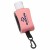 Imprinted Cozy Clip Moisture Bead Hand Sanitizer - Pink