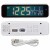 Custom Twilight Digital Alarm Clock Wireless Charger Front, back and cord