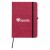 Heathered Journal with Logo Imprint Red