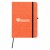 Heathered Journal with Logo Imprint Orange