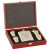 Down The Hatch Flask Gift Set in Rosewood Box