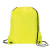 Wholesale Nylon Drawcord Bags | Colorful Nylon Promotional Sport Pack | Custom Nylon Drawstring Backpacks - Neon Yellow