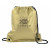 Wholesale Nylon Drawcord Bags | Colorful Nylon Promotional Sport Pack | Custom Nylon Drawstring Backpacks - Metallic Gold